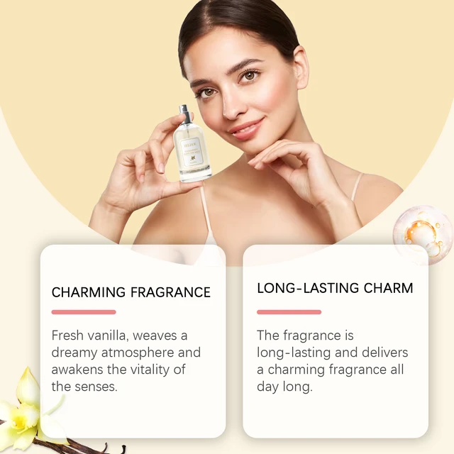 Alt view image 4 of 6 - Vanilla Body Hair Fragrance Spray Lasting Light Fragrance Fresh Flower Fragrance for Women Niche Fragrance Spray
