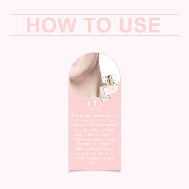 Alt view image 6 of 6 - Elegant Pink Flower Perfume Pink Ladies Fragrance Fresh and Elegant Mild Fragrance Daily Perfume Spray