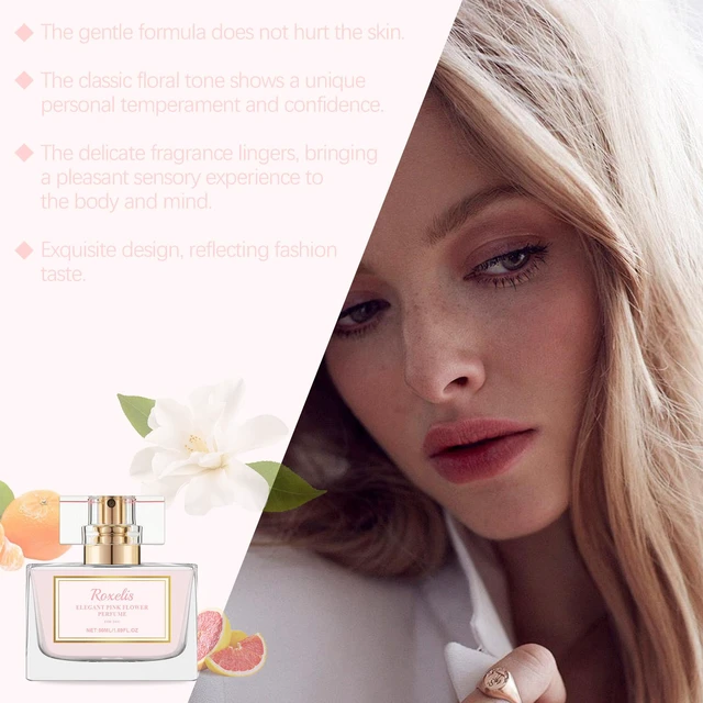 Alt view image 4 of 6 - Elegant Pink Flower Perfume Pink Ladies Fragrance Fresh and Elegant Mild Fragrance Daily Perfume Spray