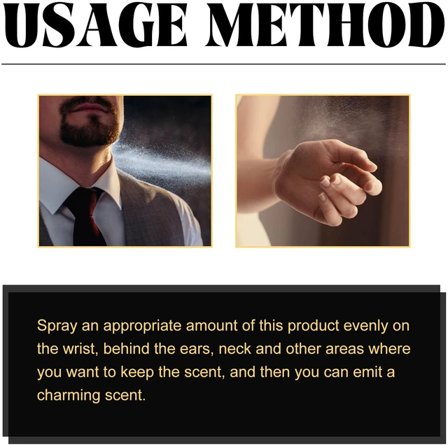 Alt view image 6 of 6 - Men's Pheromone Perfume Men's Cologne Lasting Light Fragrance Business Gentleman Fresh Charm Encounter Perfume