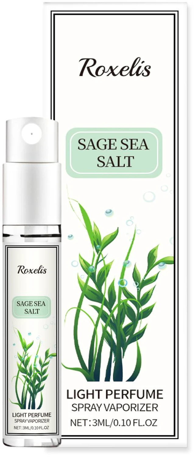 Main image of Sage Sea Salt Perfume Spray Gentle and Lasting Fragrance Attractive Charm Refreshing, Sticky and Elegant Perfume
