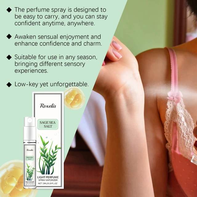 Alt view image 3 of 6 - Sage Sea Salt Perfume Spray Gentle and Lasting Fragrance Attractive Charm Refreshing, Sticky and Elegant Perfume
