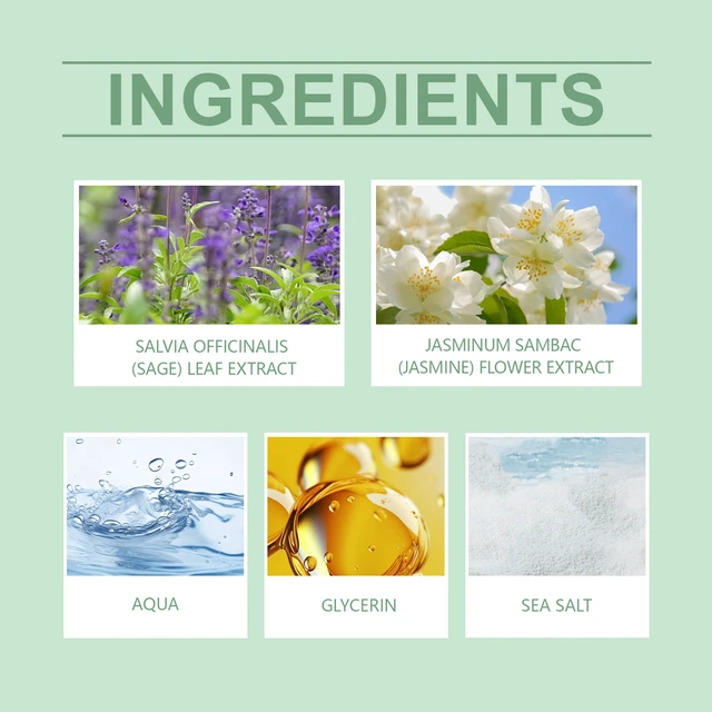 Alt view image 5 of 6 - Sage Sea Salt Perfume Spray Gentle and Lasting Fragrance Attractive Charm Refreshing, Sticky and Elegant Perfume