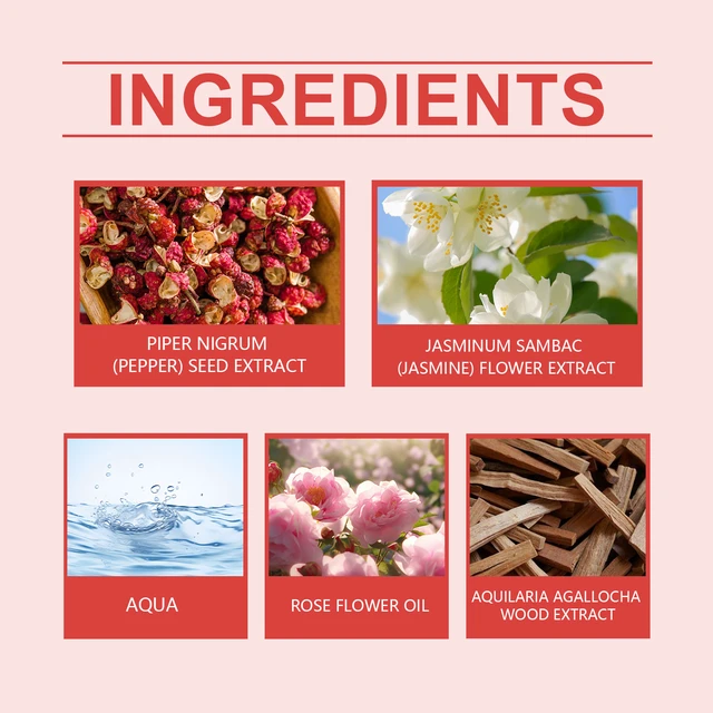 Alt view image 5 of 6 - spring perfume spicy rose fresh natural light fragrance portable fragrance personal charm perfume