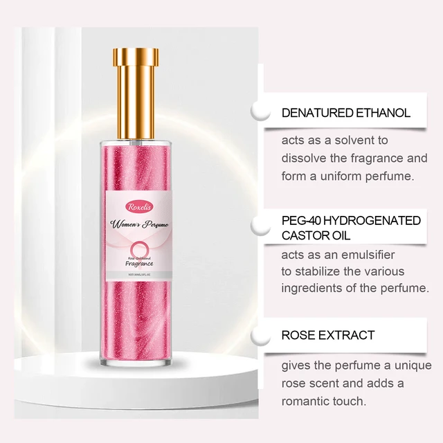 Alt view image 3 of 5 - Rose Ladies Charm Perfume Glow with Natural and Fresh Fragrance Lasting Fragrance Ladies Daily Perfume