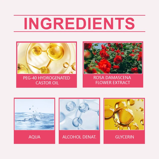 Alt view image 4 of 5 - Rose Ladies Charm Perfume Glow with Natural and Fresh Fragrance Lasting Fragrance Ladies Daily Perfume