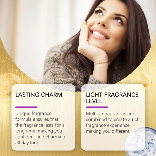 Alt view image 2 of 5 - Women's Charm Lasting Perfume Elegant Floral Elegant Lasting Fragrance Couple Dating Charm Elegant Perfume