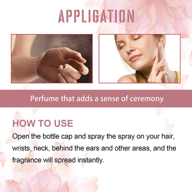 Alt view image 6 of 6 - Charm Perfume Fresh Light Fragrance Lasting Fragrance Elegant Women Fragrance Dating Niche Perfume