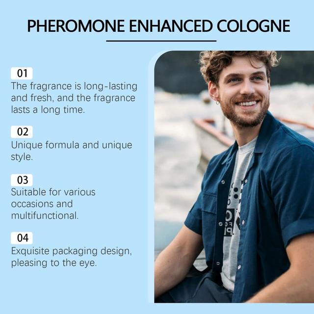 Alt view image 4 of 6 - men's cologne natural fresh non-pungent charm plus mild fragrance men's fragrance water