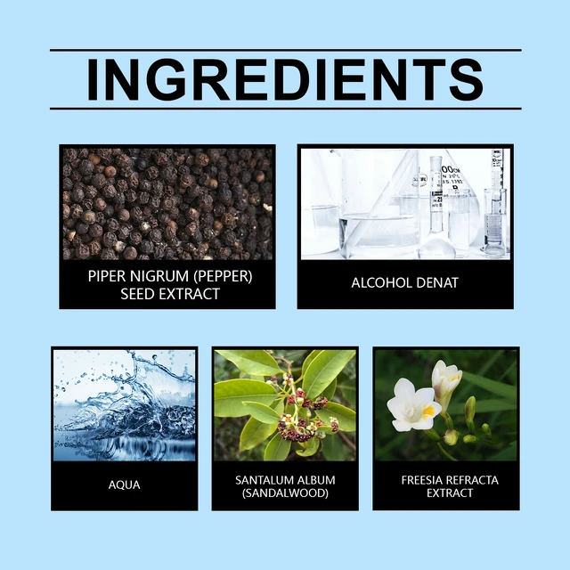 Alt view image 5 of 6 - men's cologne natural fresh non-pungent charm plus mild fragrance men's fragrance water