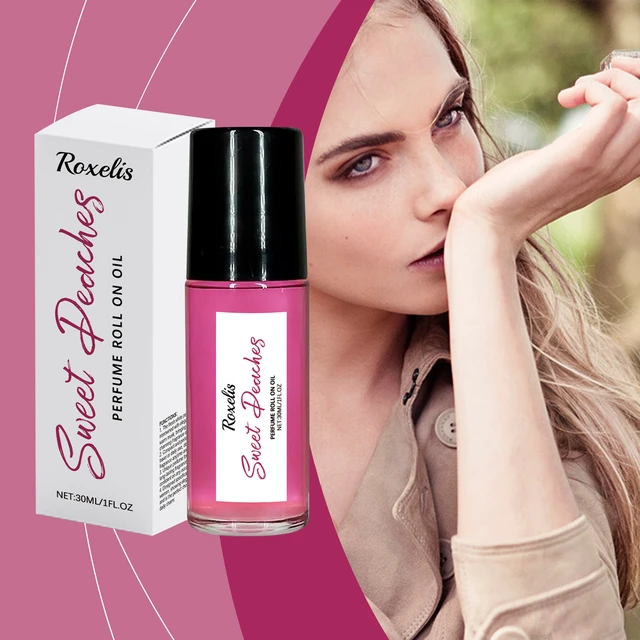 Alt view image 2 of 6 - Peach Fragrant Pink Ball Perfume Niche Fresh Walking Beads Perfume Fresh Light Fragrant Fruit Fragrant Peach Ball Perfume