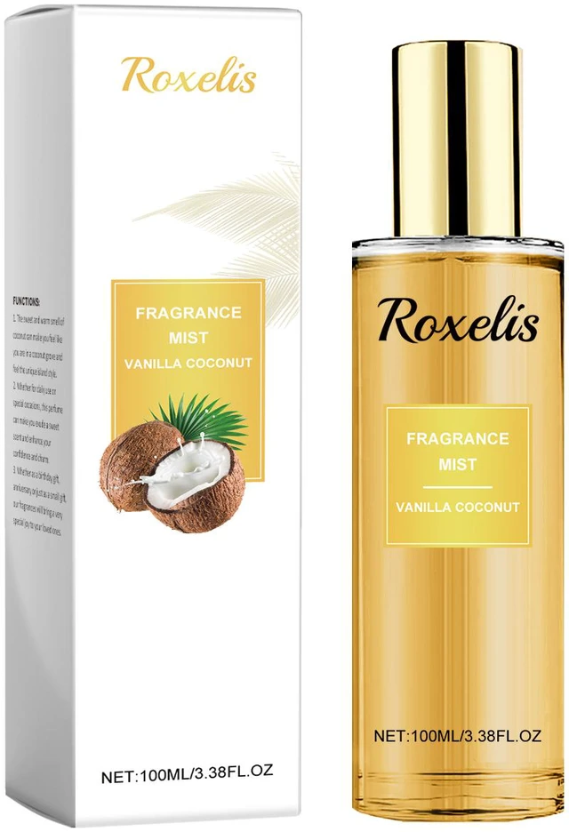 Main image of Vanilla Coconut Fragrance Spray Lasting Body Spray Floral Fruit Fragrance Refreshing Body Fragrance
