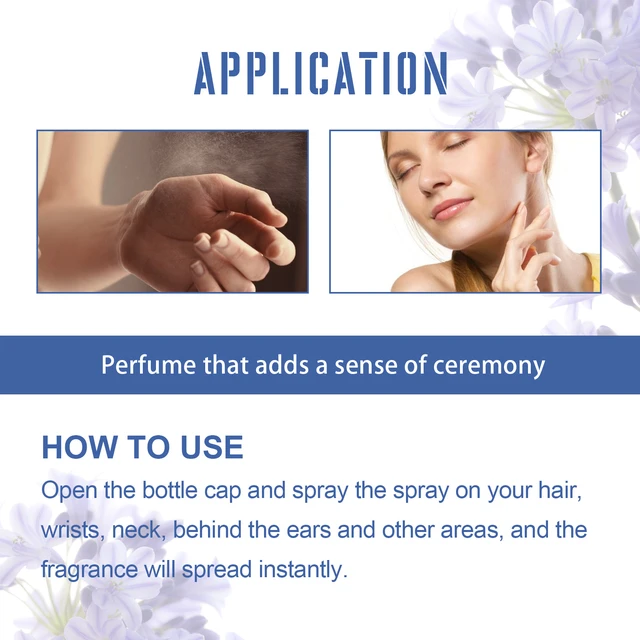 Alt view image 6 of 6 - Violet Perfume Spray Fresh Light Fragrance behind Ear Wrist Lasting Fragrance Charm Perfume