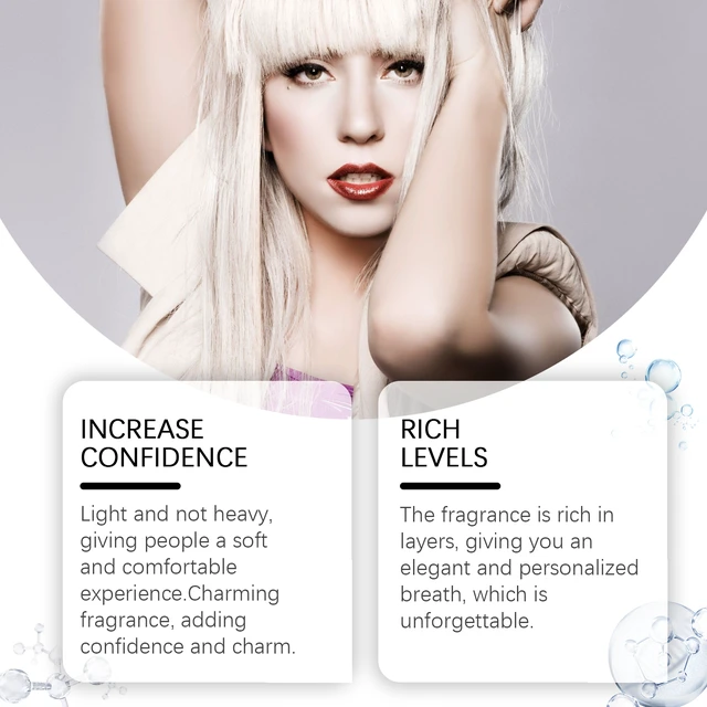 Alt view image 4 of 6 - Vanilla Charm Perfume Almond Vanilla Elegant Fragrance Sweet Fresh Fragrance Lasting Elegant Charm Perfume