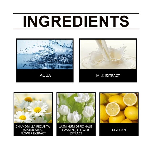 Alt view image 5 of 6 - Women's Milk-scented Eau De Toilette Spray Elegant Fresh Lasting Fragrance Daily Body Hair Spray