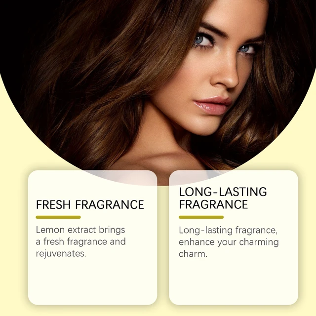 Alt view image 3 of 6 - Lemon Summer Charming Perfume Summer Fresh and Not Sticky and Greasy Natural Carry-on Light Fragrance with Personality Charm Perfume