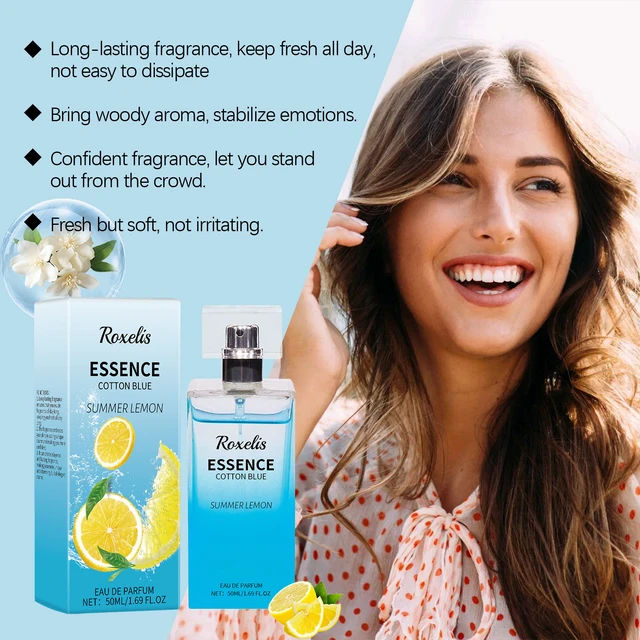 Alt view image 3 of 6 - Summer Lemon Perfume Natural Fresh Lasting Fragrance Lemon Vigor Floral Light Fragrance Elegant Perfume