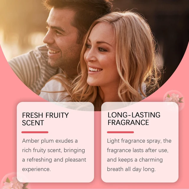 Alt view image 2 of 6 - Amber Plum Body Perfume Spray Lightweight Fragrance Soft Fragrance Natural Fresh Not greasy Elegant Fragrance