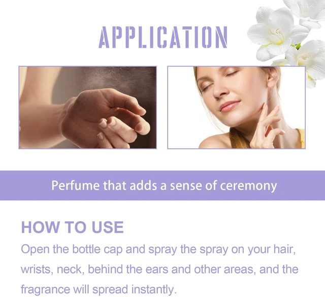 Alt view image 6 of 6 - Vanilla Perfume Spray Fresh and Natural Orcid Fragrance Elegant Lasting Fragrance Dating Perfume