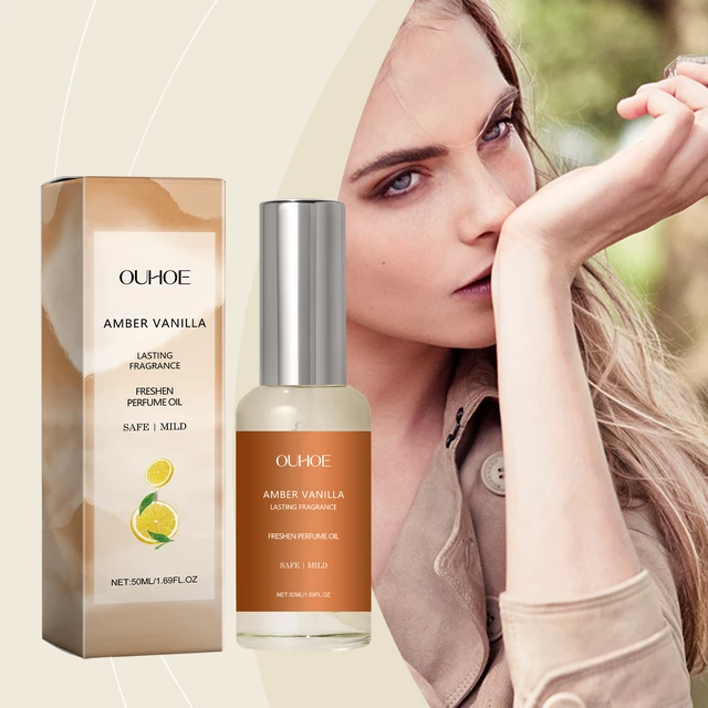 Alt view image 2 of 6 - Amber Vanilla Perfumes Oil (Amber Flavor) Niche Sweet Portable Elegant Natural Fresh Charm Long Fragrance