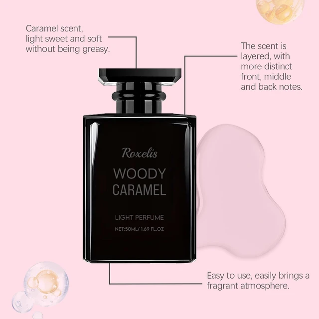 Alt view image 3 of 5 - Wooden Caramel Perfume Natural Fresh Fragrance Lasting Fragrance Carry-on Date Daily Atmosphere Perfume