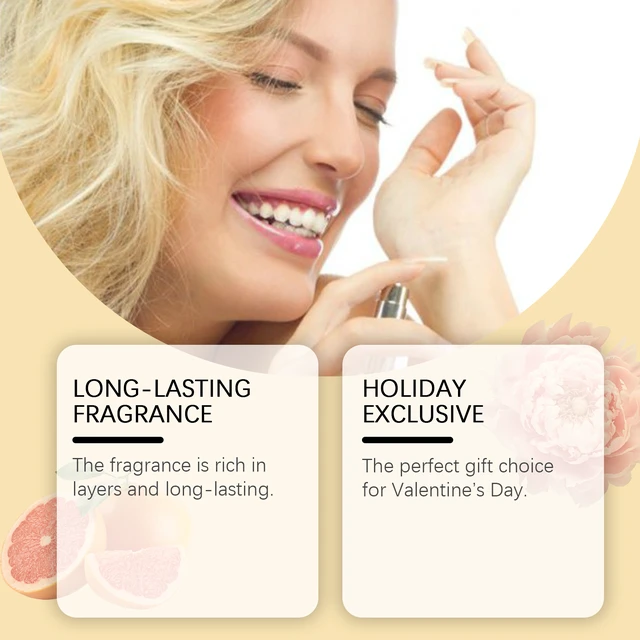 Alt view image 3 of 5 - Valentine's Day Women's Fragrance Women's Fragrance Natural Elegant Fresh Daily Wrist Body Fragrance Charm Perfume