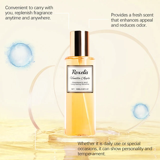 Alt view image 3 of 5 - Vanilla Apple Romantic Body Fragrance Niche Fresh Fragrance Body Elegant Perfume Body Spray
