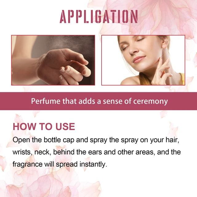 Alt view image 6 of 6 - Perfume Spray Fresh Long-lasting Fragrance Non-pungent Women Dating Perfume Spray