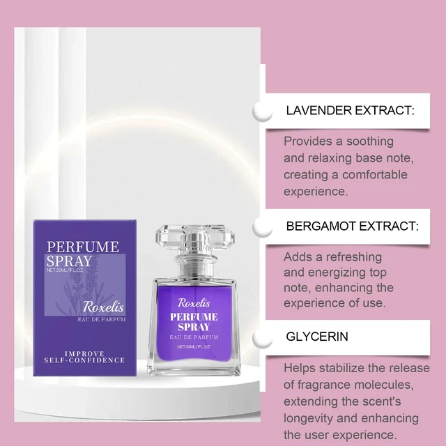 Alt view image 2 of 5 - Charm Lavender Perfume Gentle Natural Fresh Elegant Fragrance Portable Elegant Everyday Fragrance