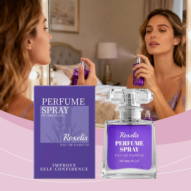 Main image of Charm Lavender Perfume Gentle Natural Fresh Elegant Fragrance Portable Elegant Everyday Fragrance