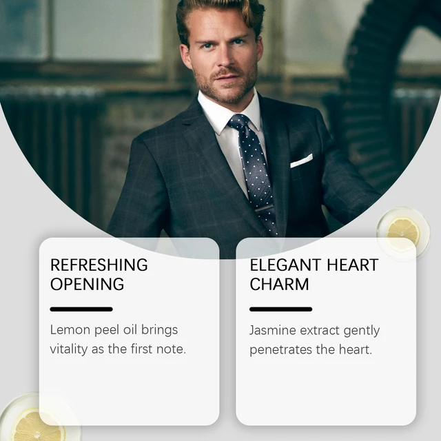 Alt view image 3 of 5 - Charming Cologne Fragrance Natural Fresh Daily Commuting Dating Perfume Elegant Lasting Fragrance Cologne Fragrance