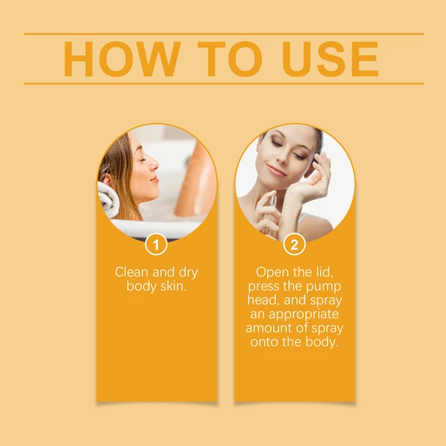 Alt view image 6 of 6 - Orange Body Perfume Spray Elegant Fresh Fragrance Portable Fruit Fragrance Spray