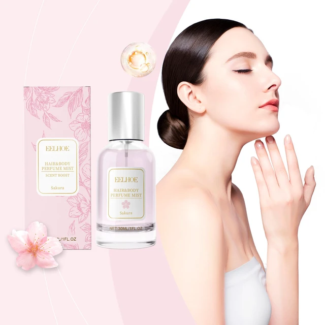 Alt view image 2 of 5 - Sakura Body Hair Perfume Spray Elegant Fresh Dating Atmosphere Natural Niche Perfume Spray