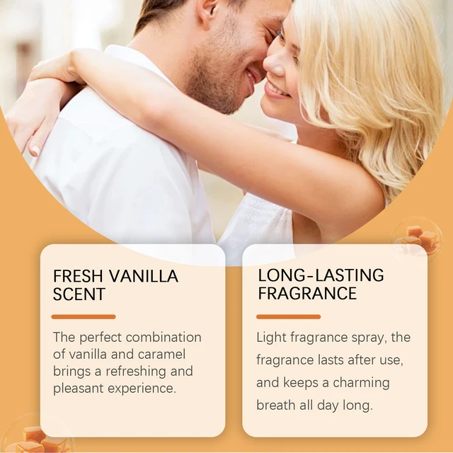Alt view image 4 of 6 - Caramel Vanilla Body Perfume Spray Lightweight Aromatic Soft Fragrance Natural Fresh Not Greasy Elegant Fragrance