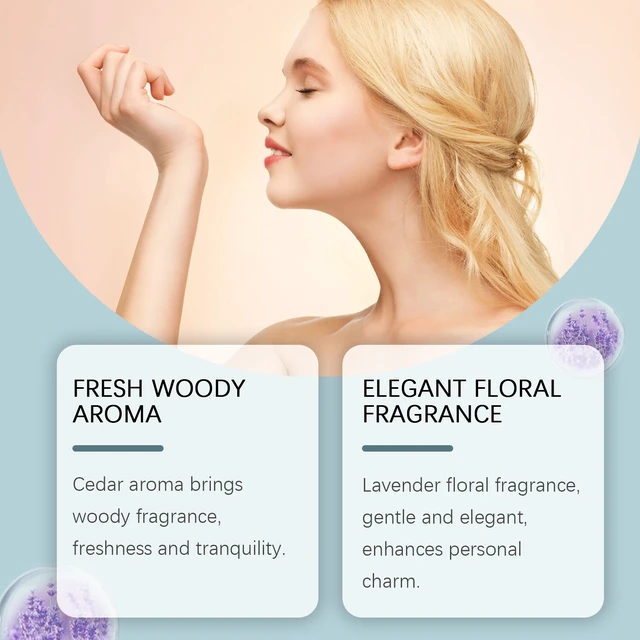 Alt view image 4 of 6 - Cedar Whisper Perfume Lavender Fragrance Gloomy Natural Light Fragrance Fresh Fragrance Fragrance Dating Fragrance