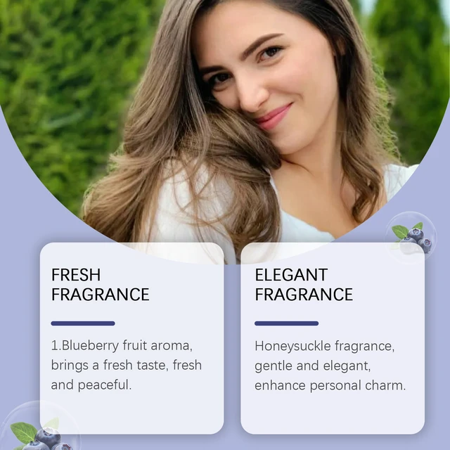 Alt view image 2 of 5 - Blueberry Charm Ball Perfume Niche Fragrance Dispelling Unique Charm Fresh Fragrance Lasting Fragrance Perfume