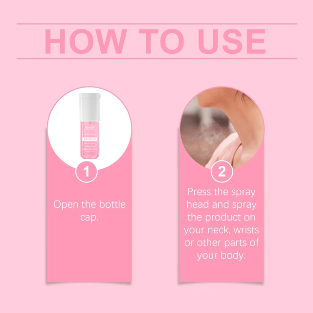 Alt view image 5 of 5 - Jasmine Perfume Spray Elegant Fresh Lasting Fragrance Charm Portable Niche Body Perfume Spray