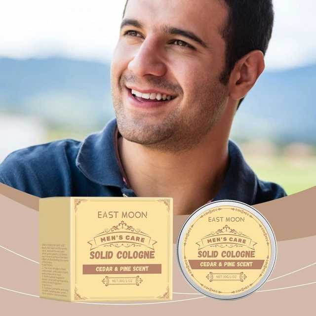 Main image of Cedar Wood Men's Solid Balm Portable Perfume Lasting Charm Men's Balm