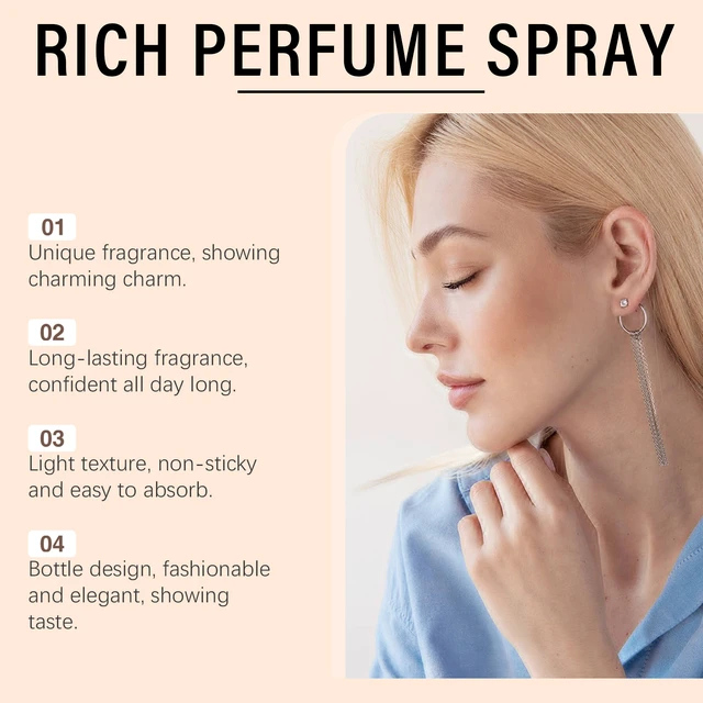 Alt view image 4 of 6 - Full-bodied Perfume Spray Lavender Flowers Fragrance Charming Fragrance Vanilla Fresh Fragrance Dating Portable Perfume