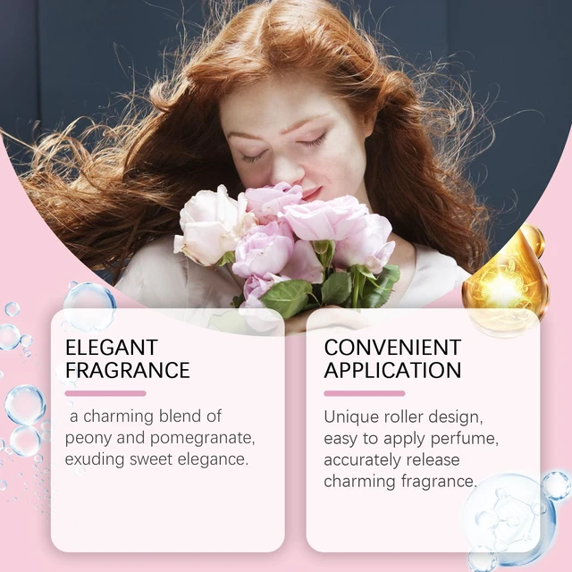 Alt view image 3 of 5 - Charm Peony Ball Fragrance Elegant Lasting Fragrance Charming Ball Fragrance Fragrance Perfume