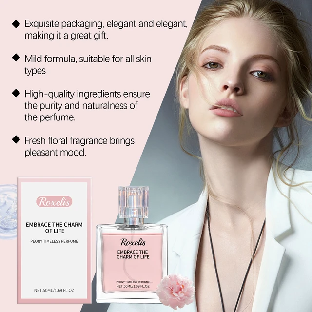 Alt view image 4 of 6 - Peony Fragrance Eternal Perfume Natural Fragrance Release Charm Lasting Fragrance Elegant Flavor Dating Atmosphere Perfume