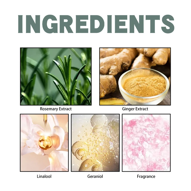 Alt view image 5 of 6 - Rosemary Ginger Perfume Women's Wrist and Ear Natural Fragrance Lasting Fragrance Portable Perfume