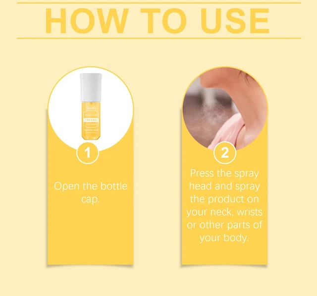 Alt view image 5 of 5 - Caramel Perfume Spray Fresh and Natural Fragrance Charm Lasting Fragrance Niche Fragrance Dating Atmosphere Perfume