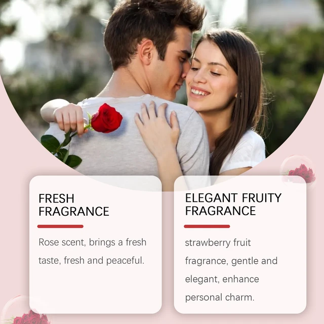 Alt view image 3 of 5 - Rose Charm Perfume Rose Fragrance Gentle Ingredients Natural Fresh Lasting Fragrance Elegant Daily Perfume