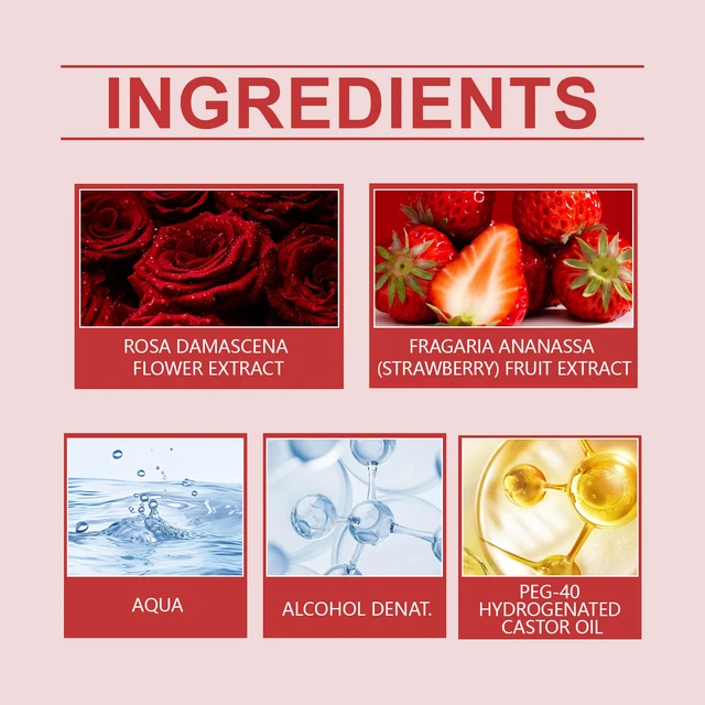 Alt view image 4 of 5 - Rose Charm Perfume Rose Fragrance Gentle Ingredients Natural Fresh Lasting Fragrance Elegant Daily Perfume