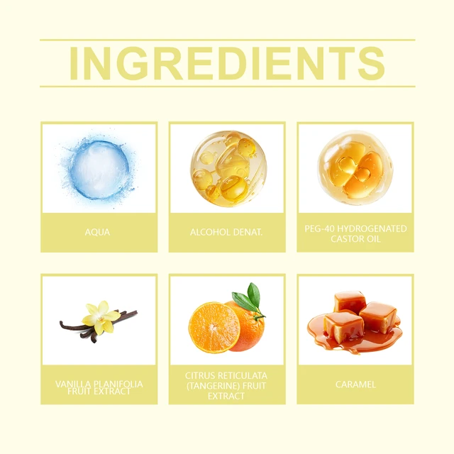 Alt view image 4 of 5 - vanilla fragrance spray daily natural fragrance elegant fragrance temperament gentle body hair fresh spray