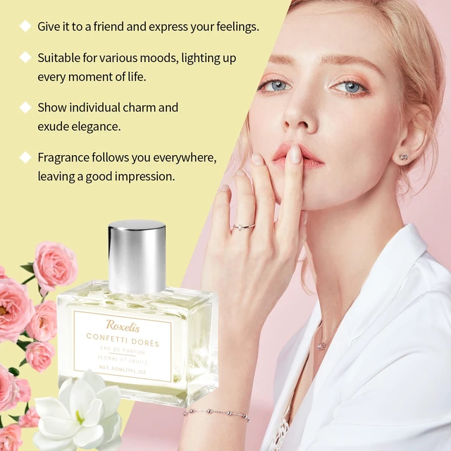 Alt view image 3 of 6 - Dessert Flower and Fruit Perfume Flower and Fruit Fragrance Niche Fragrance Fresh Natural Charm Fragrance Dating Atmosphere Perfume