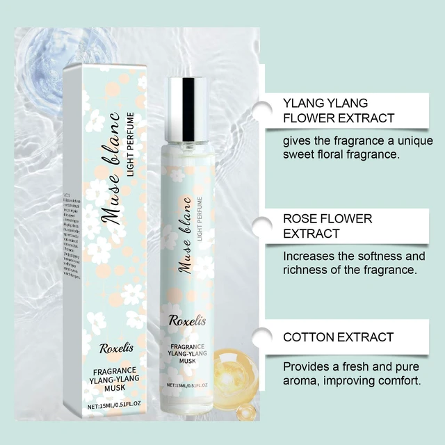 Alt view image 4 of 6 - Ylang Ylang Musk Light Fragrance Fresh and Natural Perfume Lasting Fragrance Charming Dating Flora Eau De Toilette