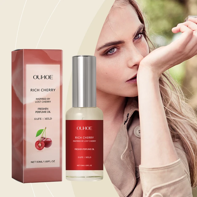 Alt view image 2 of 6 - Cherry Full-bodied Perfumery Oil (Cherry Flavor) Niche Sweet Portable Elegant Natural Fresh Charm Long Fragrance