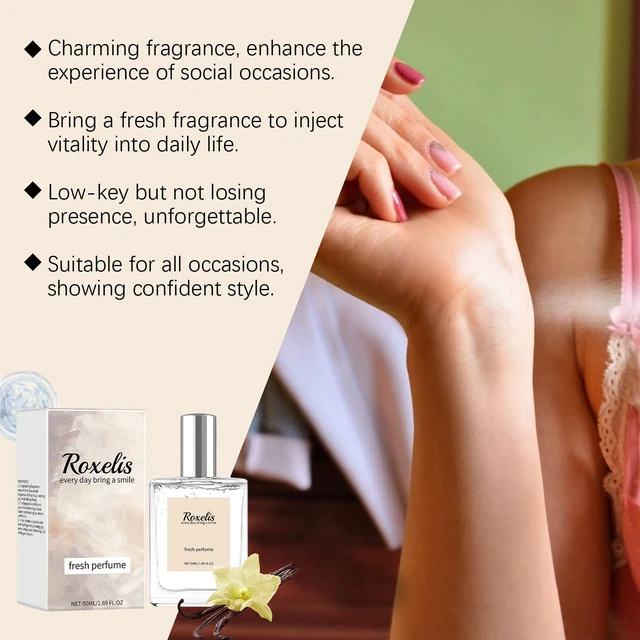 Alt view image 4 of 6 - Vanilla Eau De Toilette Natural Fresh Charm Lasting Fragrance Daily Body Ear Vanilla Tune Elegant Perfume